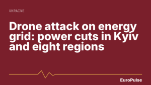 Drone attack on energy grid: power cuts in Kyiv and eight regions