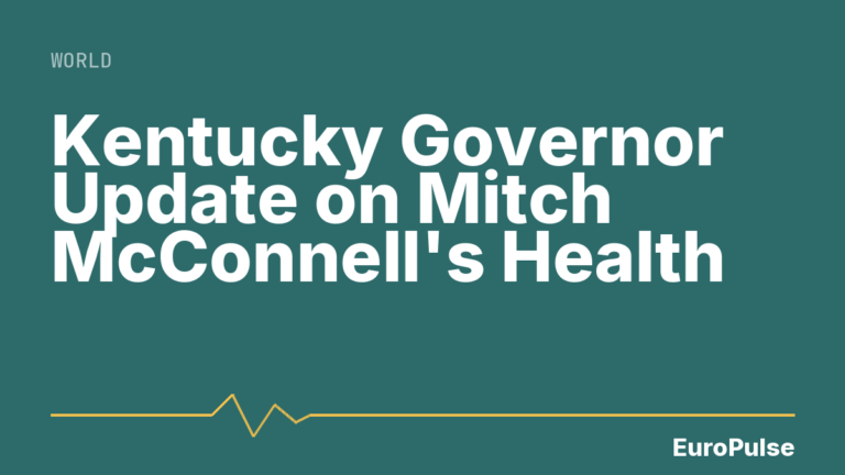Kentucky Governor Update on Mitch McConnell’s Health