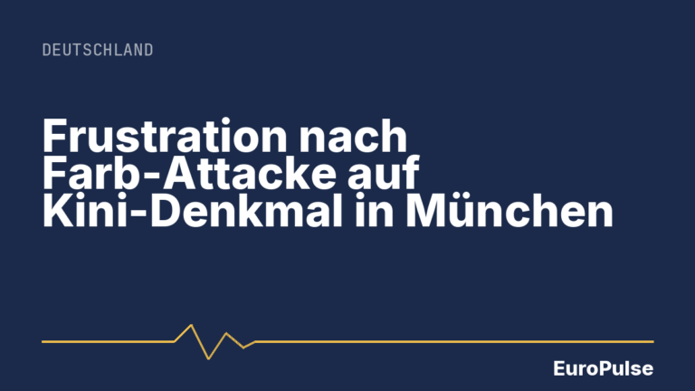 Frustration nach Farb-Attacke auf Kini-Denkmal in München