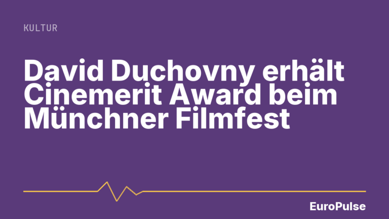 David Duchovny erhält Cinemerit Award beim Münchner Filmfest