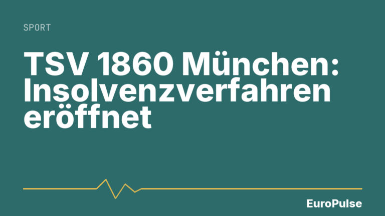 TSV 1860 München: Insolvenzverfahren eröffnet