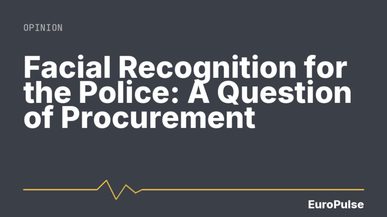 Facial Recognition for the Police: A Question of Procurement