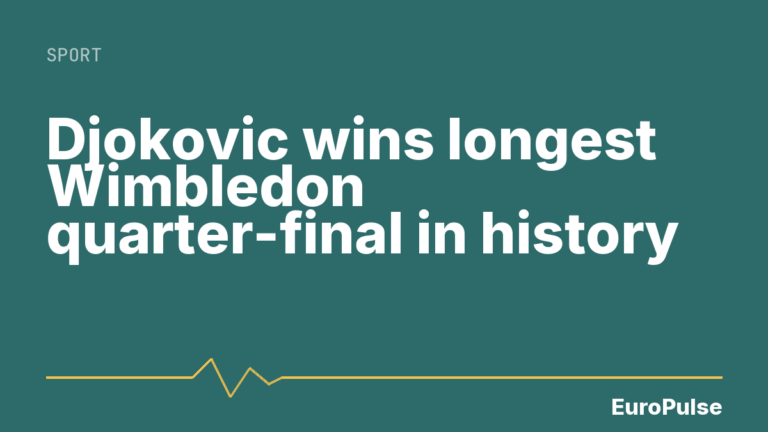 Djokovic wins longest Wimbledon quarter-final in history