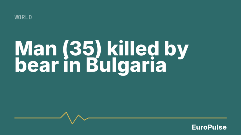Man (35) killed by bear in Bulgaria