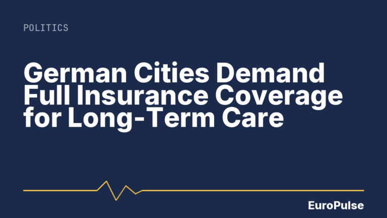 German Cities Demand Full Insurance Coverage for Long-Term Care