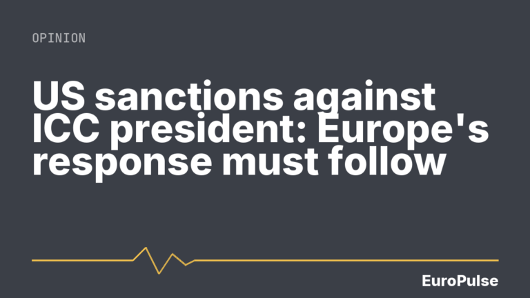 US sanctions against ICC president: Europe’s response must follow