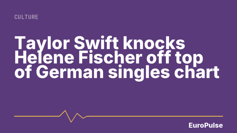 Taylor Swift knocks Helene Fischer off top of German singles chart