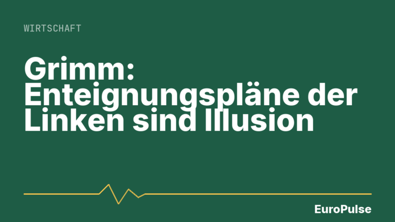 Grimm: Enteignungspläne der Linken sind Illusion