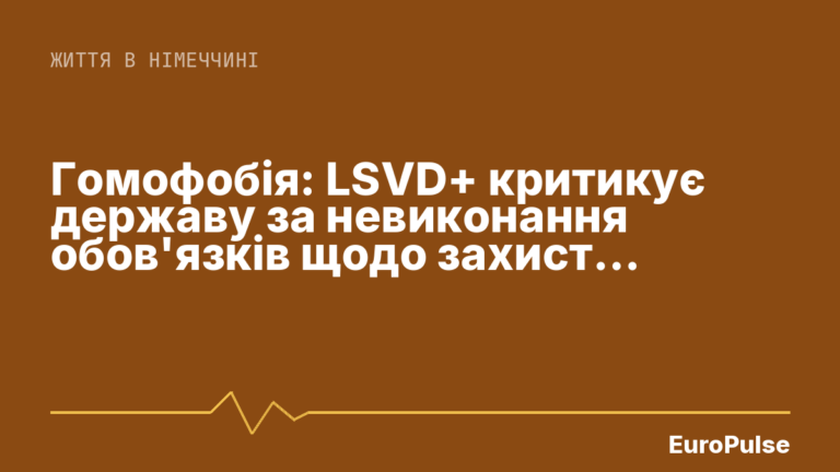 Гомофобія: LSVD+ критикує державу за невиконання обов’язків щодо захисту квір-людей