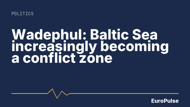 Wadephul: Baltic Sea increasingly becoming a conflict zone
