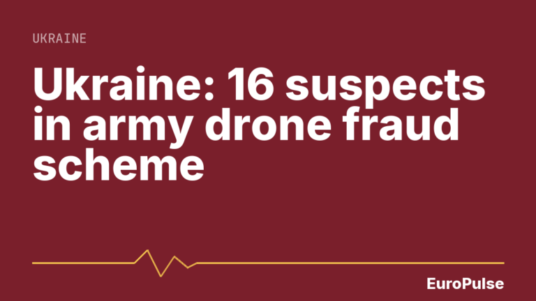 Ukraine: 16 suspects in army drone fraud scheme