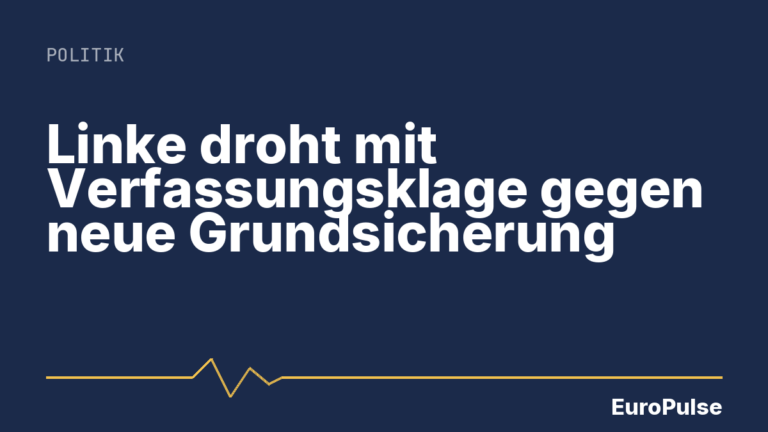 Linke droht mit Verfassungsklage gegen neue Grundsicherung