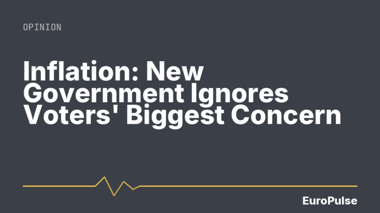 Inflation: New Government Ignores Voters’ Biggest Concern