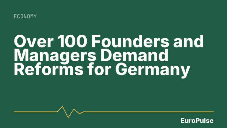 Over 100 Founders and Managers Demand Reforms for Germany