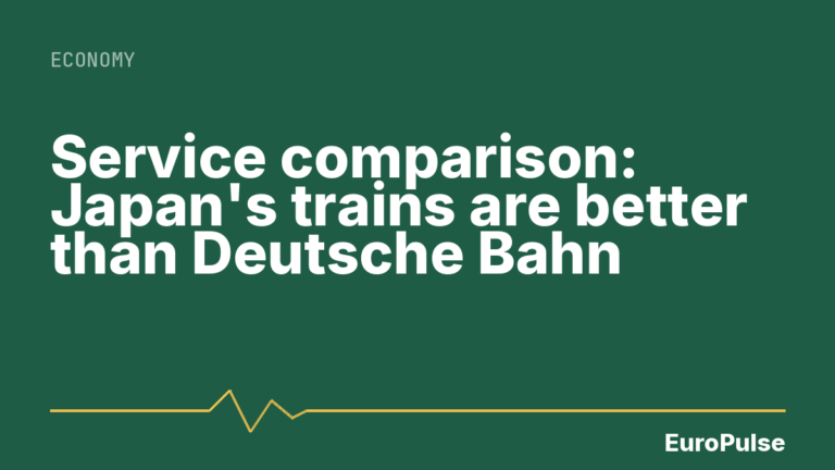 Service comparison: Japan’s trains are better than Deutsche Bahn