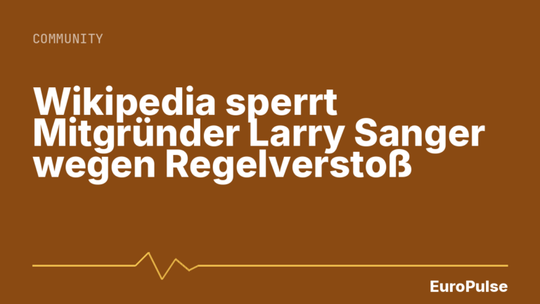 Wikipedia sperrt Mitgründer Larry Sanger wegen Regelverstoß