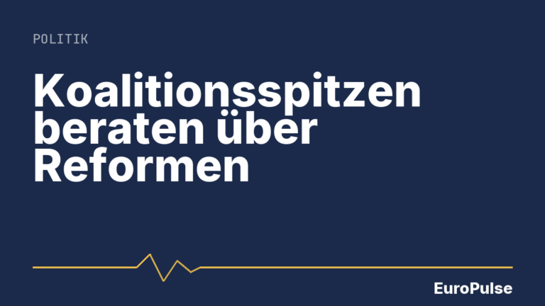 Koalitionsspitzen beraten über Reformen
