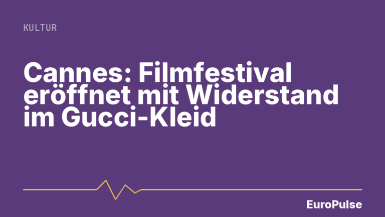 Cannes: Filmfestival eröffnet mit Widerstand im Gucci-Kleid
