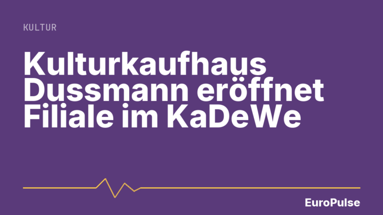 Kulturkaufhaus Dussmann eröffnet Filiale im KaDeWe