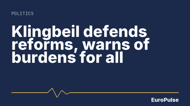 Klingbeil defends reforms, warns of burdens for all