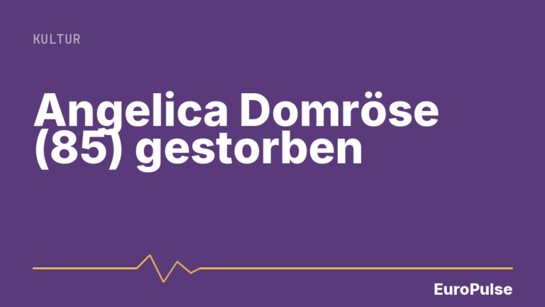 Angelica Domröse (85) gestorben