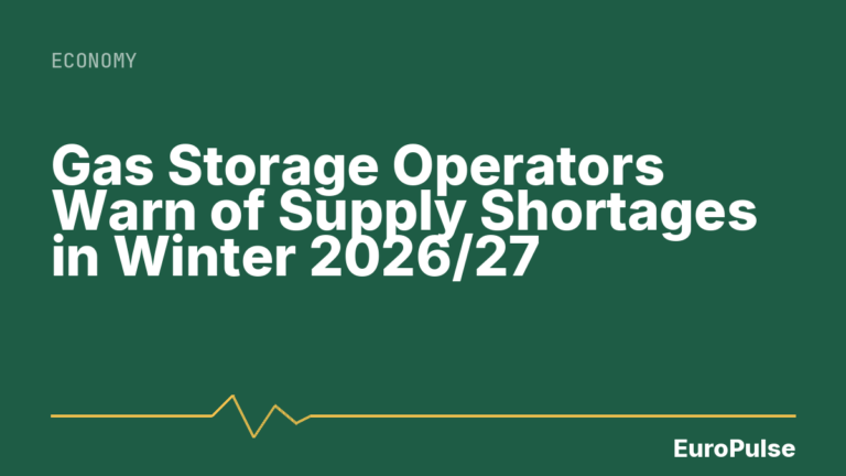Gas Storage Operators Warn of Supply Shortages in Winter 2026/27