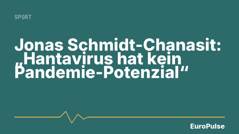 Jonas Schmidt-Chanasit: „Hantavirus hat kein Pandemie-Potenzial“