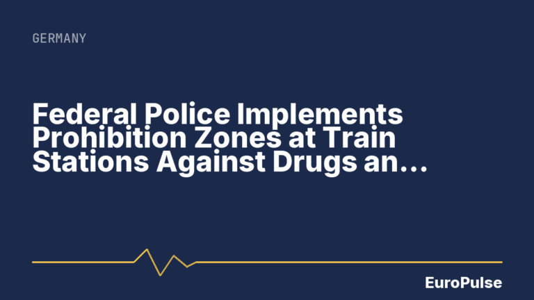 Federal Police Implements Prohibition Zones at Train Stations Against Drugs and Violence