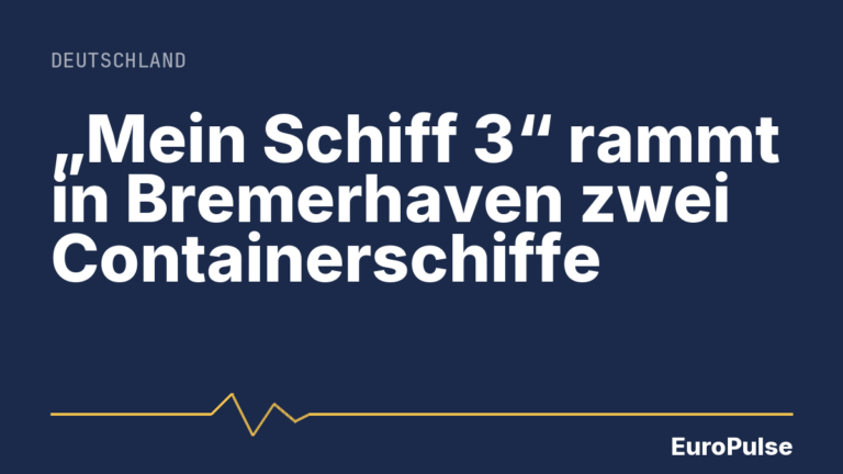 „Mein Schiff 3“ rammt in Bremerhaven zwei Containerschiffe