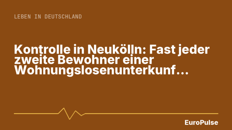 Kontrolle in Neukölln: Fast jeder zweite Bewohner einer Wohnungslosenunterkunft fehlte