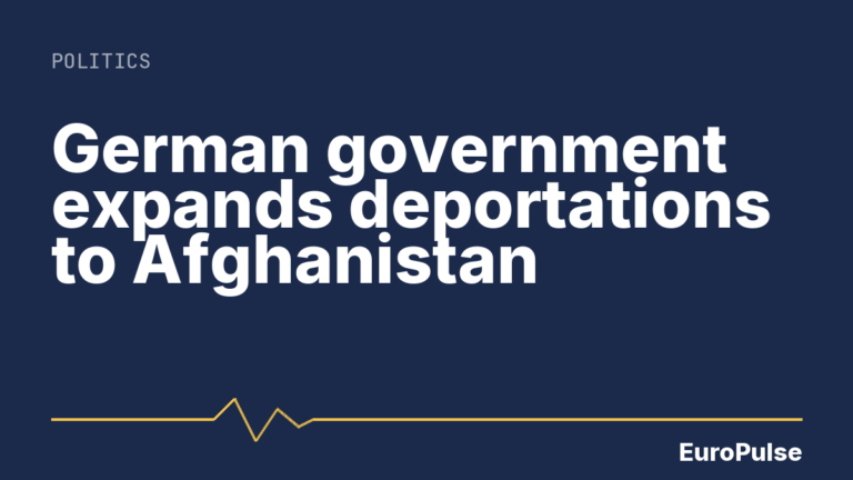 German government expands deportations to Afghanistan