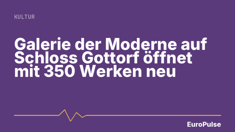 Galerie der Moderne auf Schloss Gottorf öffnet mit 350 Werken neu