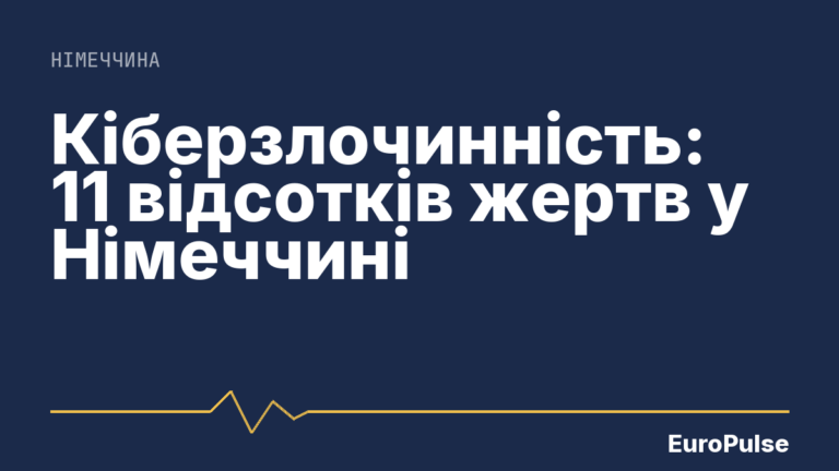 Кіберзлочинність: 11 відсотків жертв у Німеччині