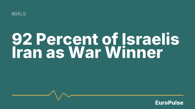 92 Percent of Israelis Iran as War Winner