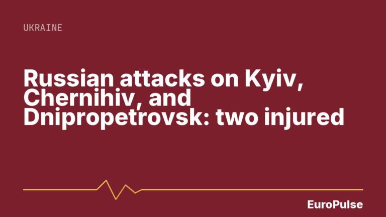 Russian attacks on Kyiv, Chernihiv, and Dnipropetrovsk: two injured