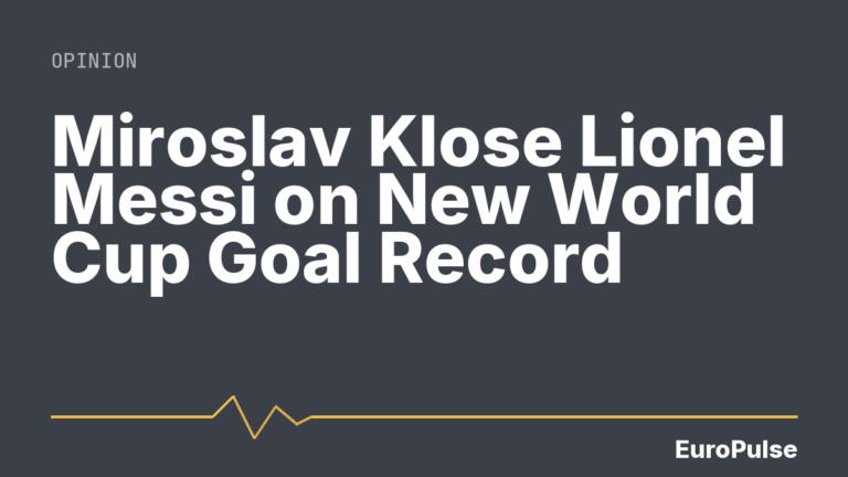 Miroslav Klose Lionel Messi on New World Cup Goal Record