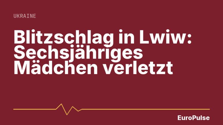 Blitzschlag in Lwiw: Sechsjähriges Mädchen verletzt