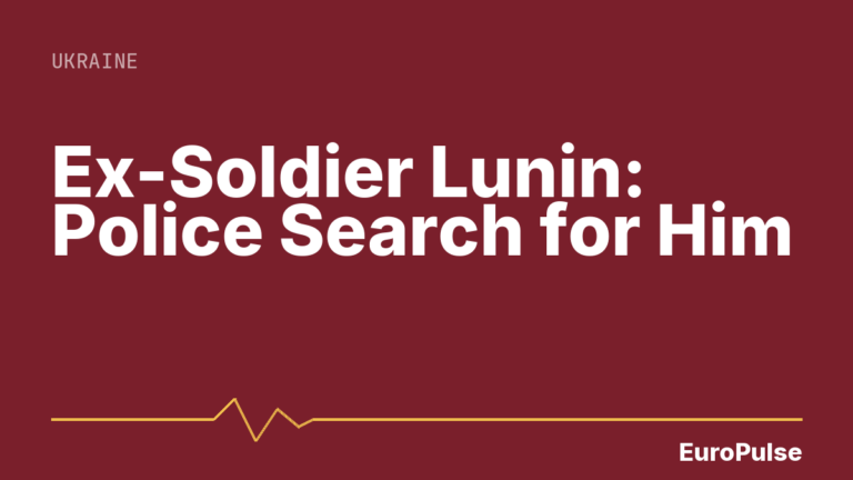 Ex-Soldier Lunin: Police Search for Him