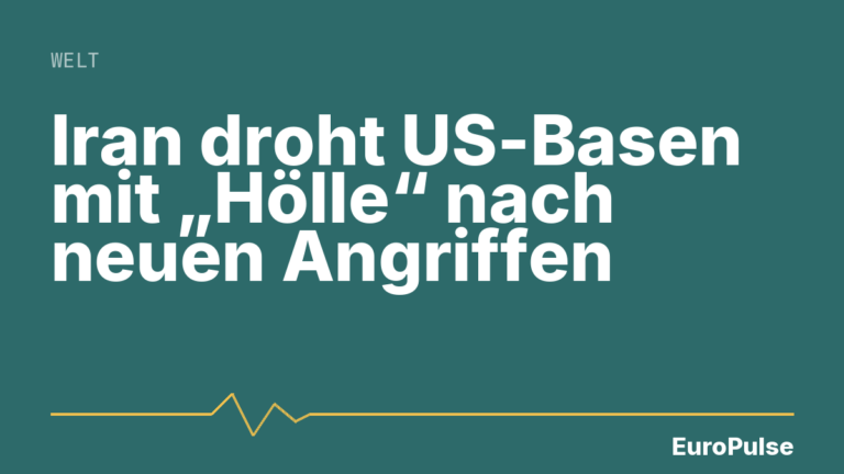 Iran droht US-Basen mit „Hölle“ nach neuen Angriffen