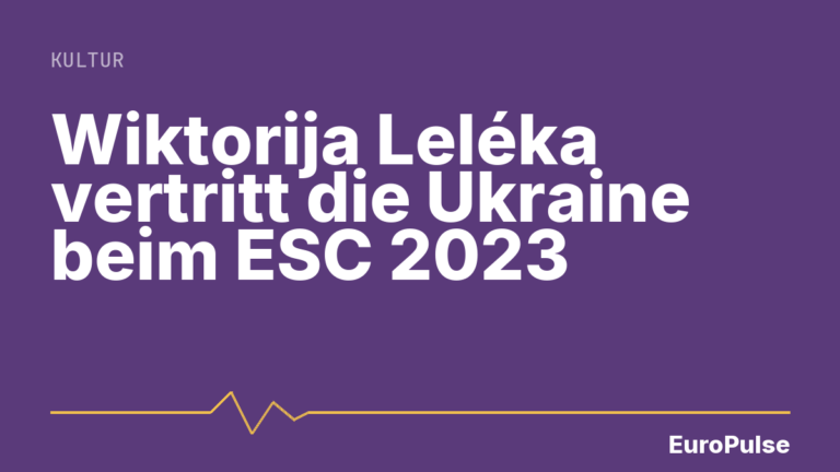 Wiktorija Leléka vertritt die Ukraine beim ESC 2023