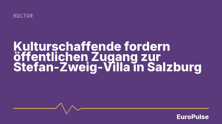 Kulturschaffende fordern öffentlichen Zugang zur Stefan-Zweig-Villa in Salzburg