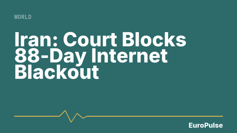 Iran: Court Blocks 88-Day Internet Blackout