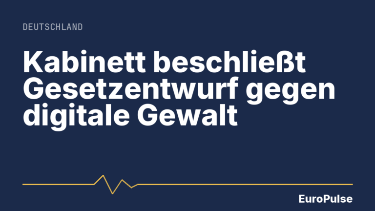 Kabinett beschließt Gesetzentwurf gegen digitale Gewalt