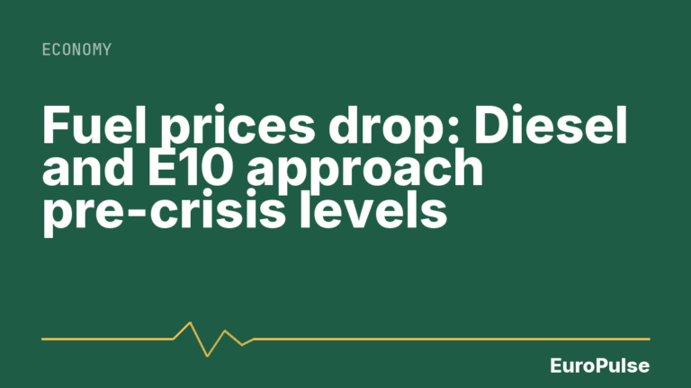 Fuel prices drop: Diesel and E10 approach pre-crisis levels