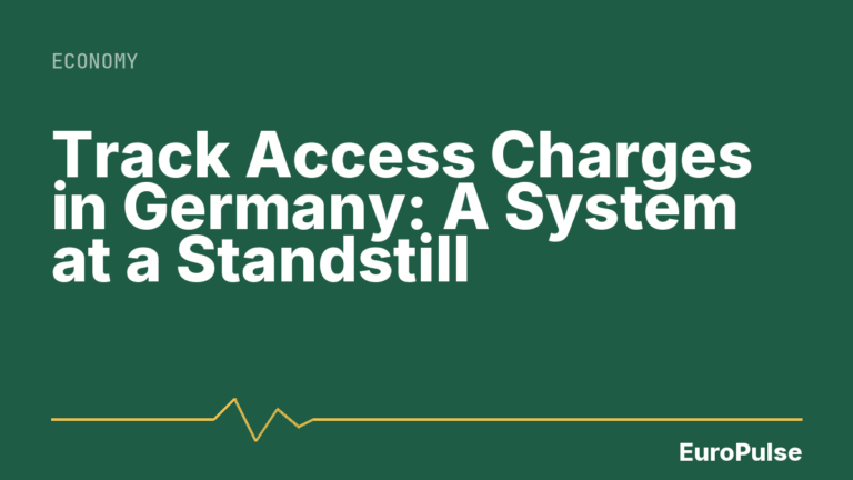 Track Access Charges in Germany: A System at a Standstill