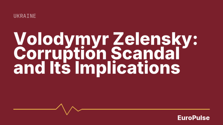 Volodymyr Zelensky: Corruption Scandal and Its Implications