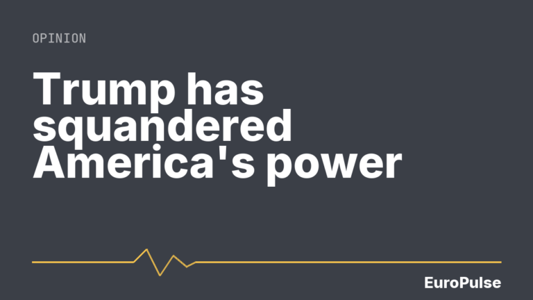 Trump has squandered America’s power