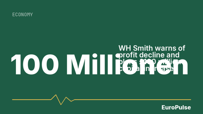 WH Smith warns of profit decline and plans £100 million capital increase