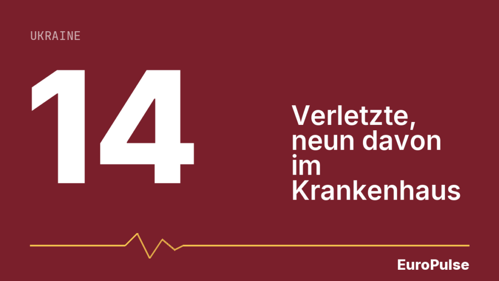 Kyjiw: Mindestens ein Toter, 14 Verletzte nach Raketenangriffen