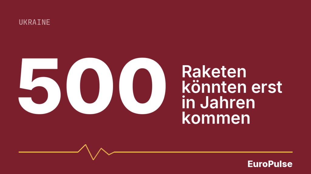 Selenskyj drängt auf schnelle Lieferung der 500 Patriot-Raketen